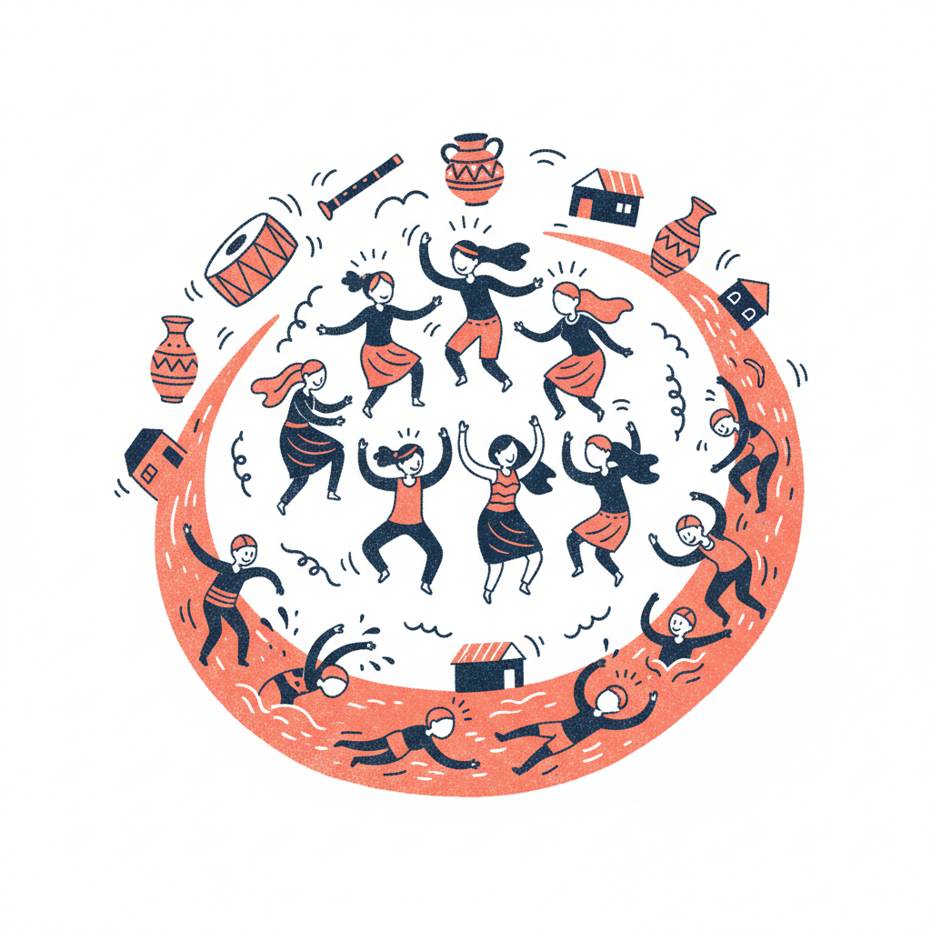 Griblje ob Kolpi - ilustracija