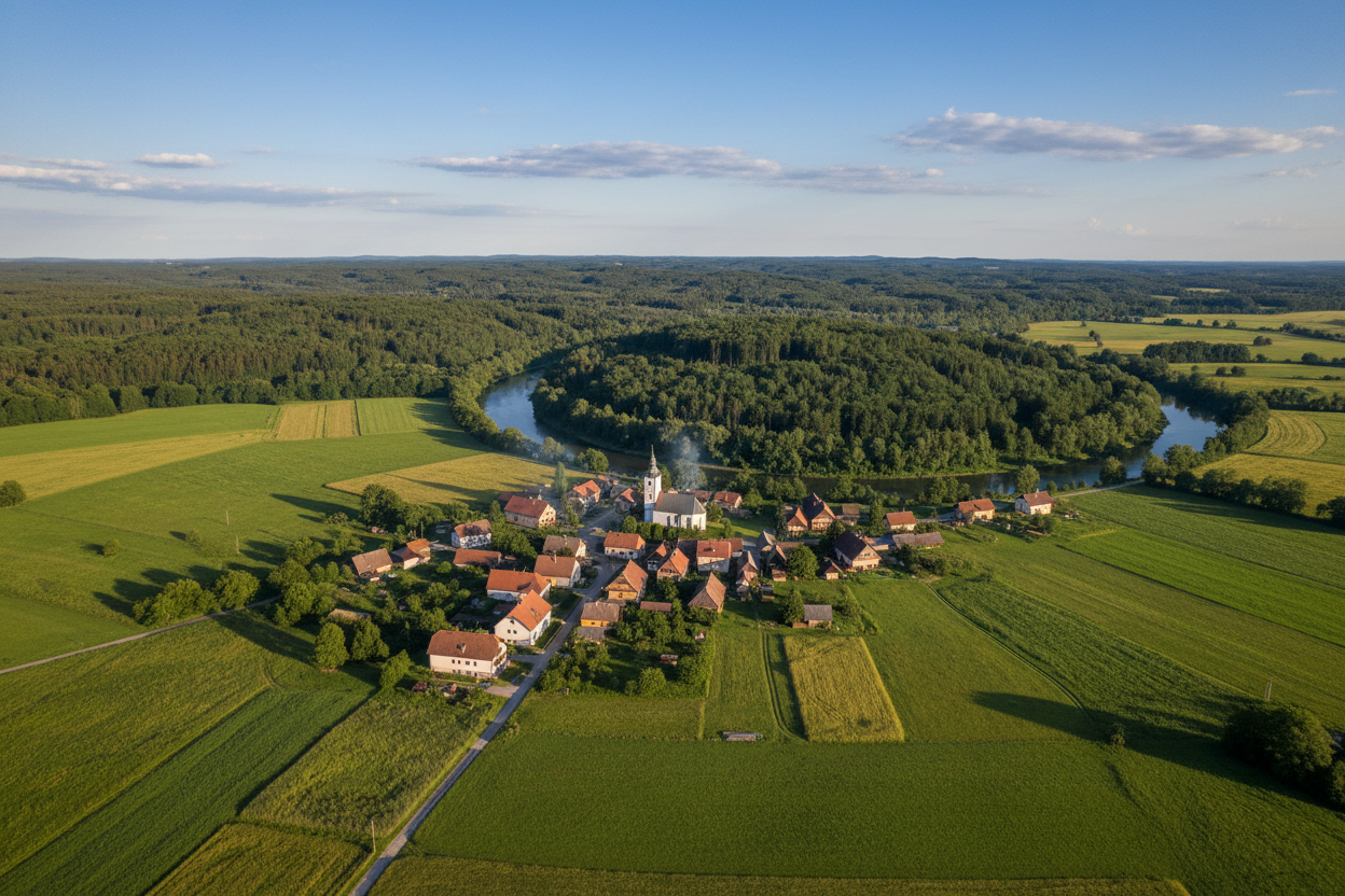 Panorama vasi Griblje